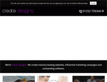 Tablet Screenshot of createdesigns.co.uk